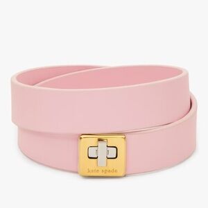 Kate spade Phoebe Leather Double Wrap Bracelet Pink 🩷